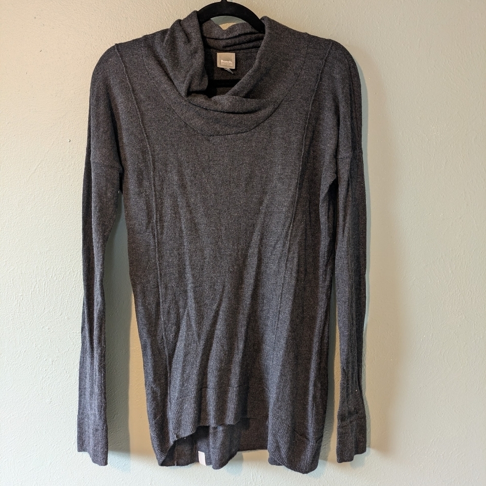 Bench Grey Mock Neck Pullover Sweater Size S